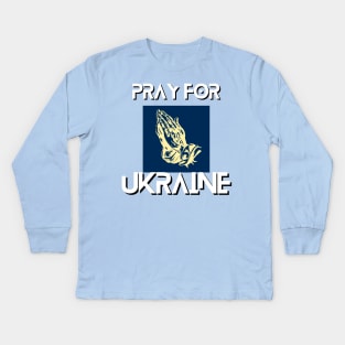 I STAND WITH UKRAINE Kids Long Sleeve T-Shirt